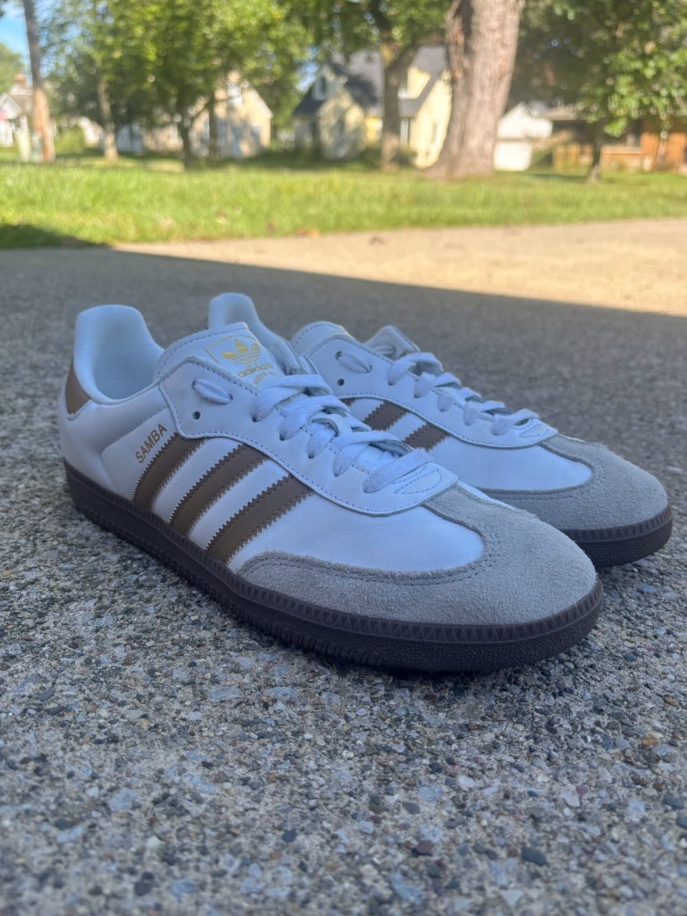 Adidas Samba OG White / Brown Desert M11